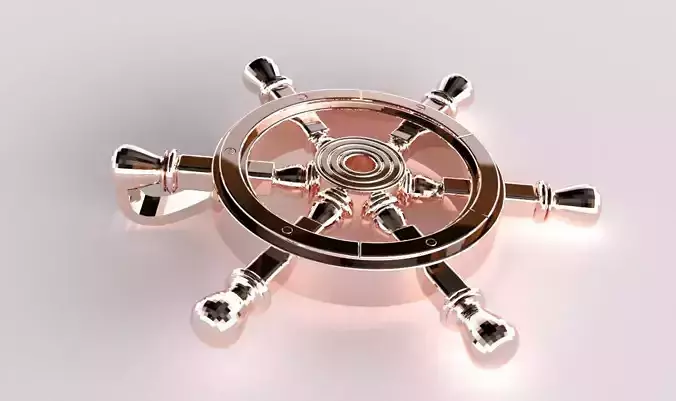 Ship rudder pendant 3D print model