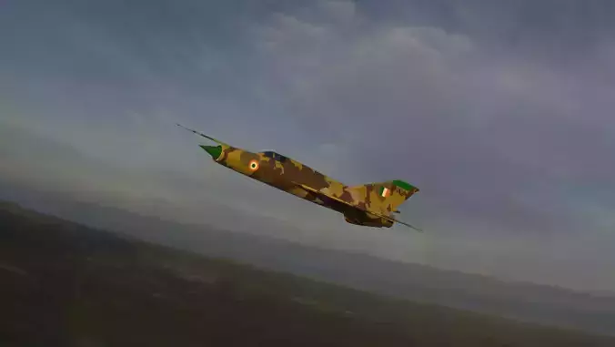 MiG 21 FL Fishbed 3D print model