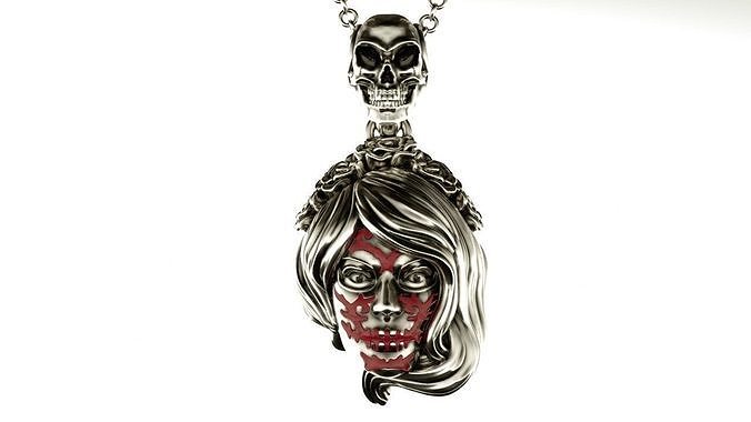 Halloween pendant 3D print model