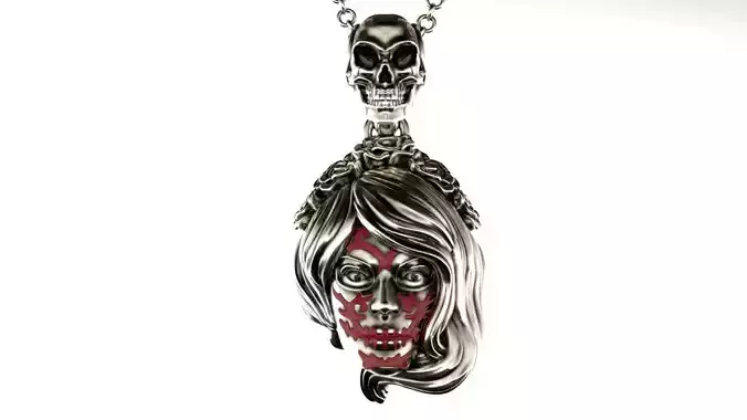 Halloween pendant 3D print model