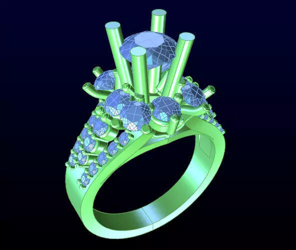 DIAMOND JEWELLERY 3D print model_0