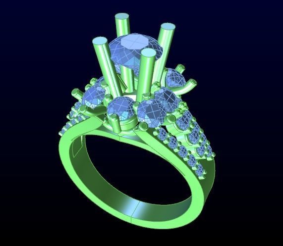 DIAMOND JEWELLERY 3D print model_2