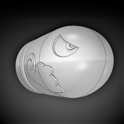 Super Mario Bullet Bullet Bill 3D print Model 3D print model