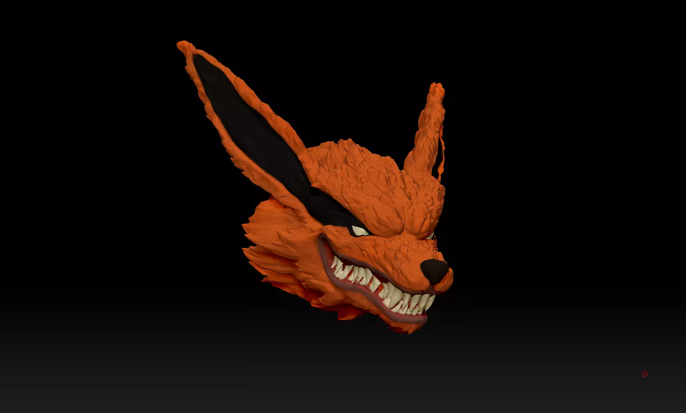 kurama from naturo - nine tails - kyuubi 3D print model