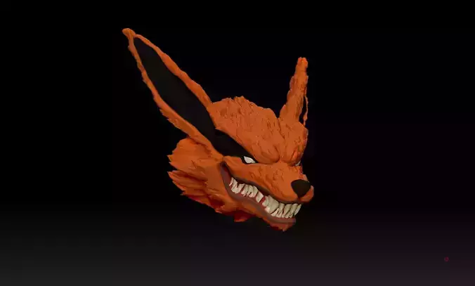 kurama from naturo - nine tails - kyuubi 3D print model