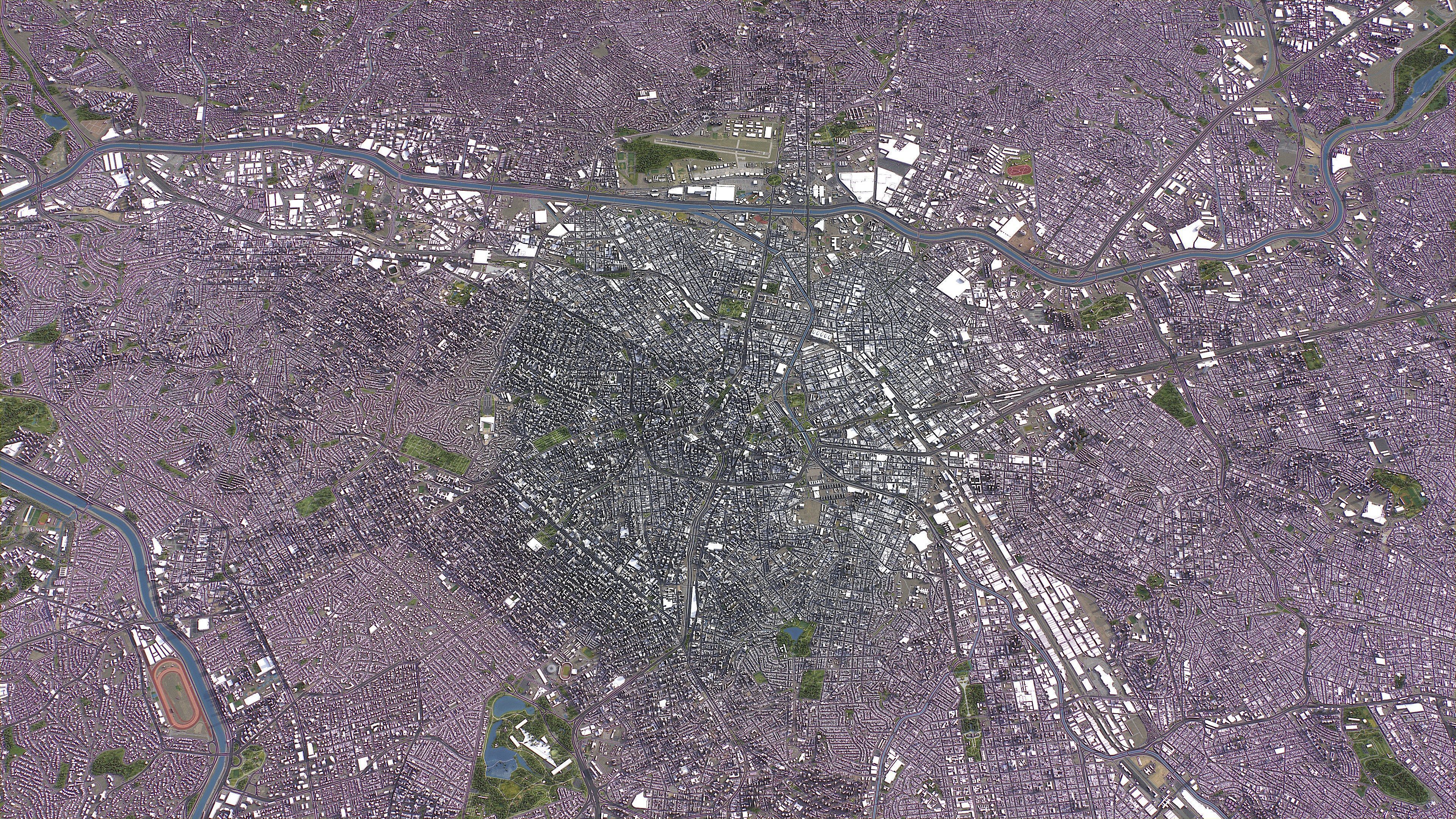 Sao Paulo - 3D City Model Low-poly 3D model_5