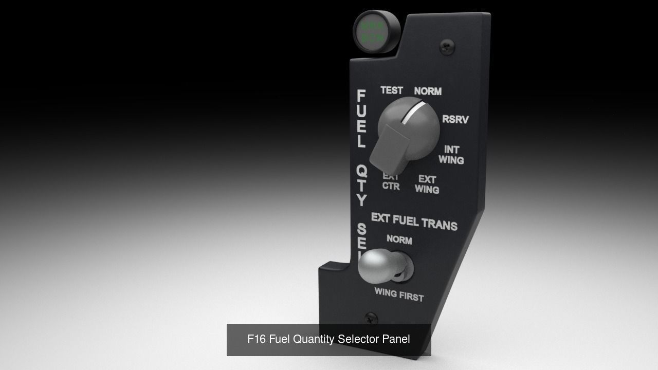 F16 Centre Console Instruments PACK 3D Model Collection_17