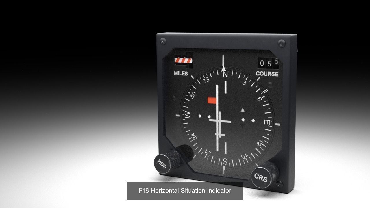 F16 Centre Console Instruments PACK 3D Model Collection_15