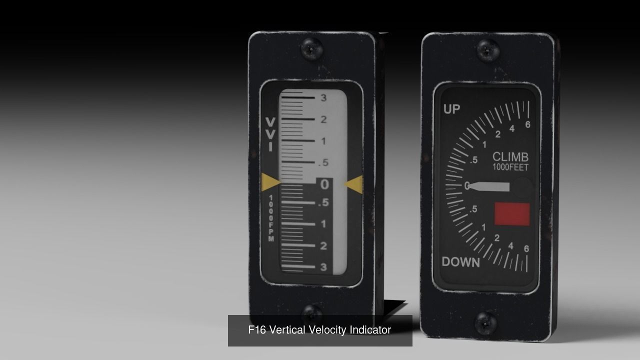 F16 Centre Console Instruments PACK 3D Model Collection_19