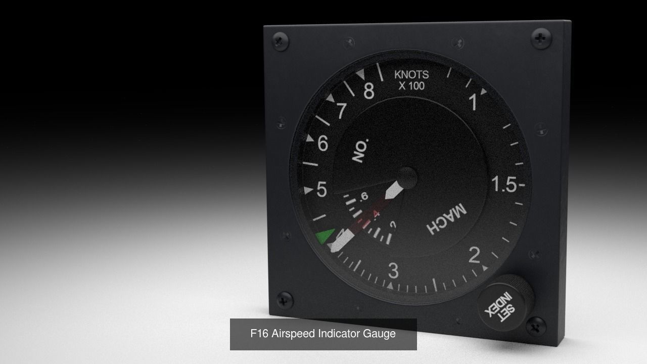 F16 Centre Console Instruments PACK 3D Model Collection_14