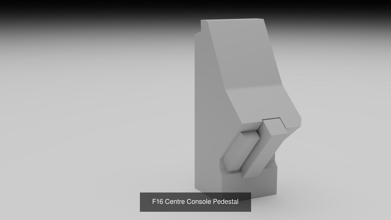 F16 Centre Console Instruments PACK 3D Model Collection_12