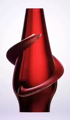 Modern Vase with Rings