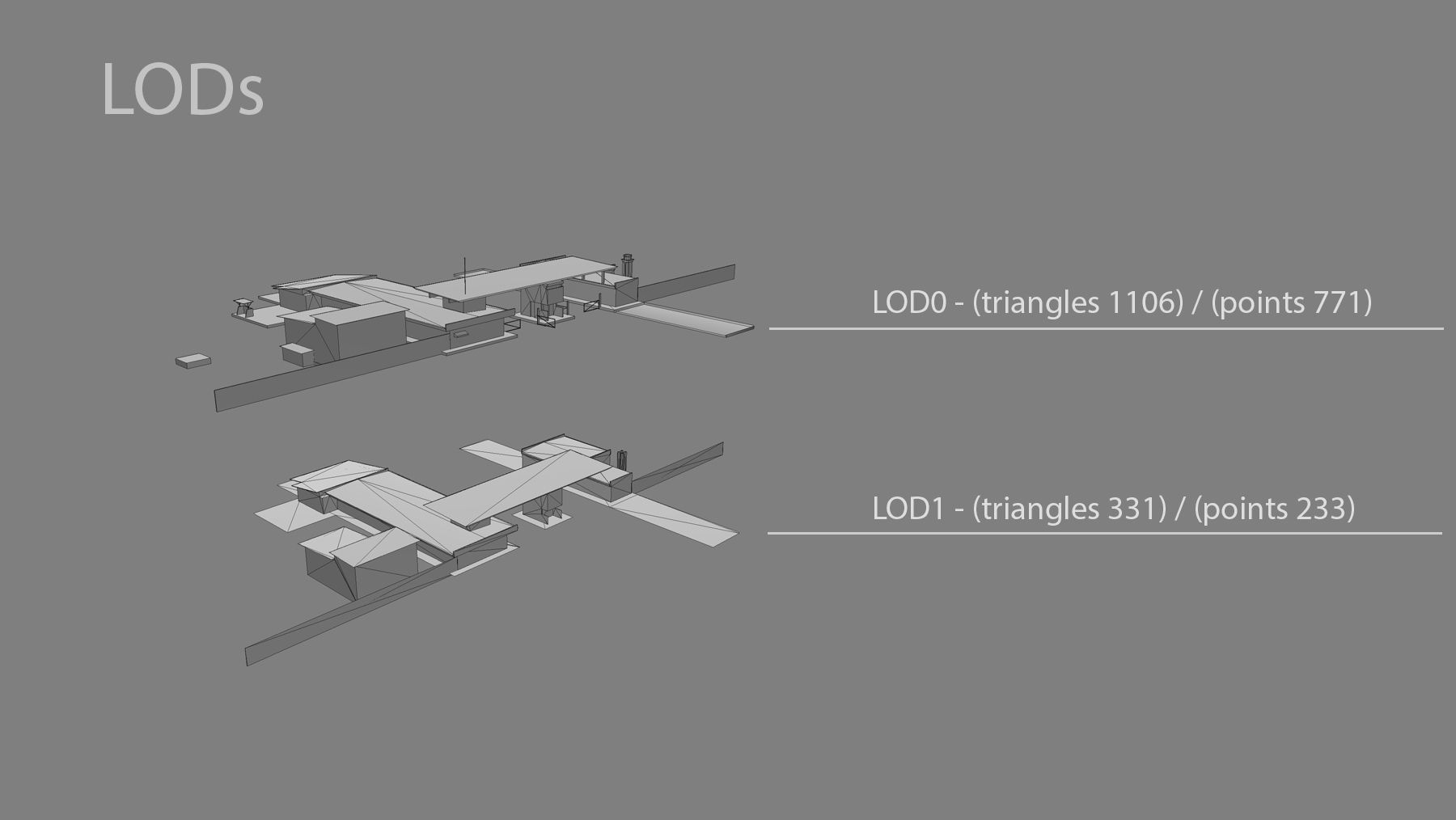 MilitaryBase PortoVelho RoadBlock Low-poly 3D model_22