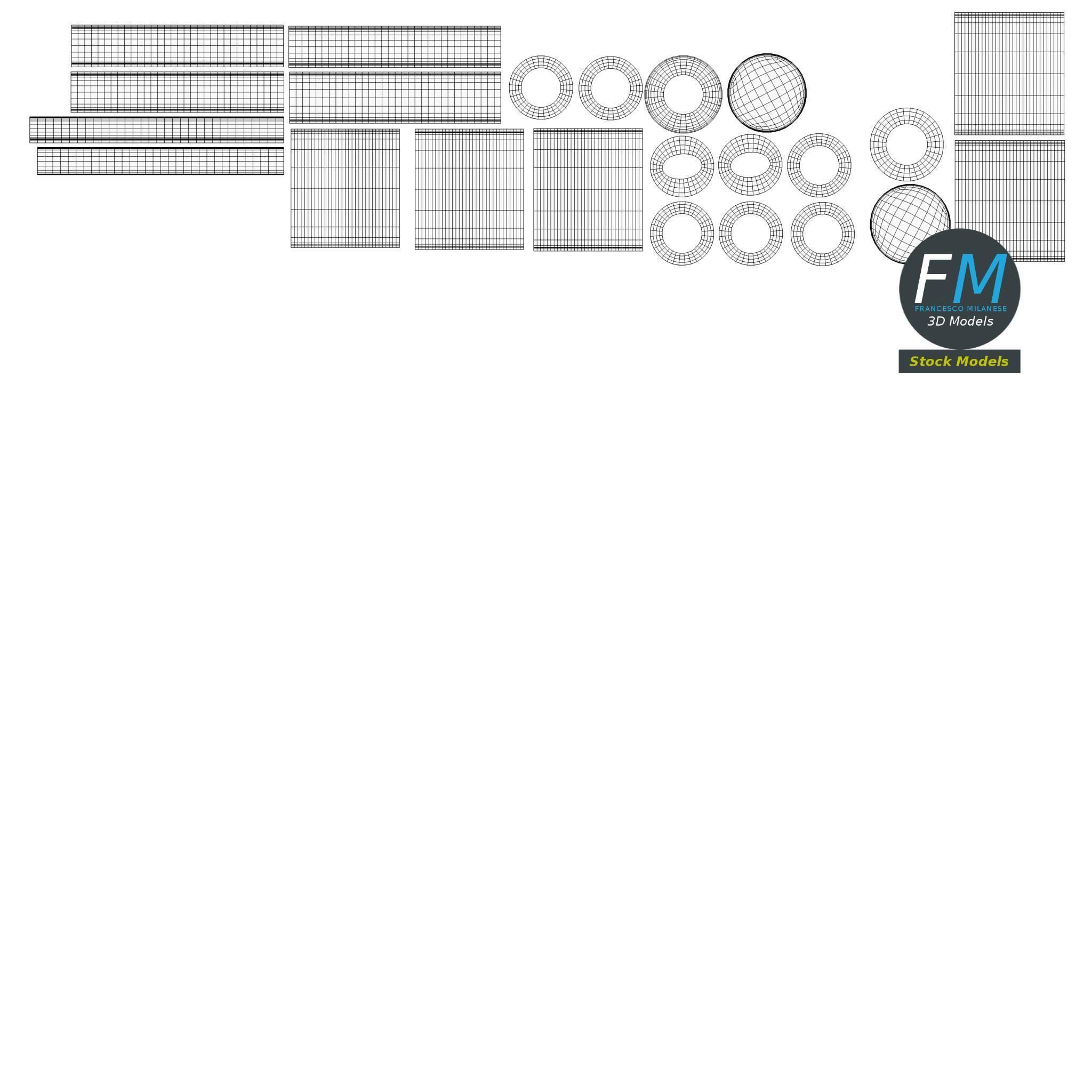 Door hinge 3D model_13