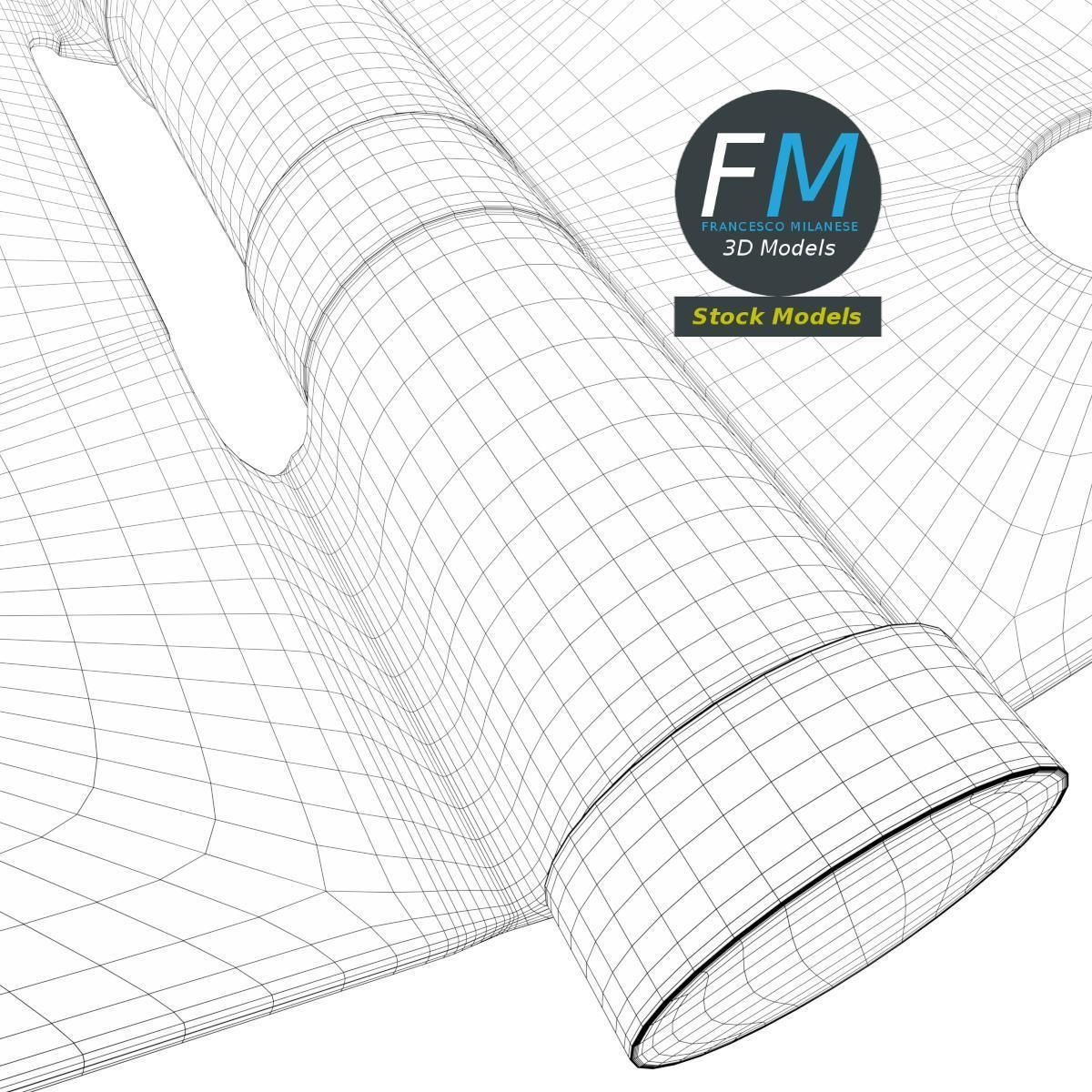 Door hinge 3D model_8