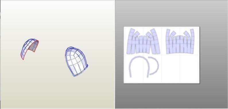 The Mandalorian 2019 armor Pepakura PDO PDF  3D print model_4