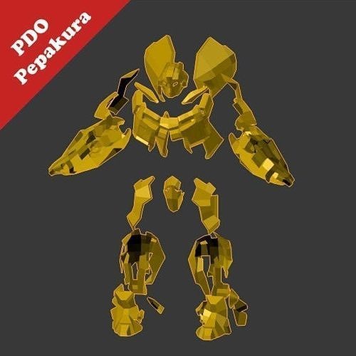 Bumblebee full suit Pepakura PDO  3D print model