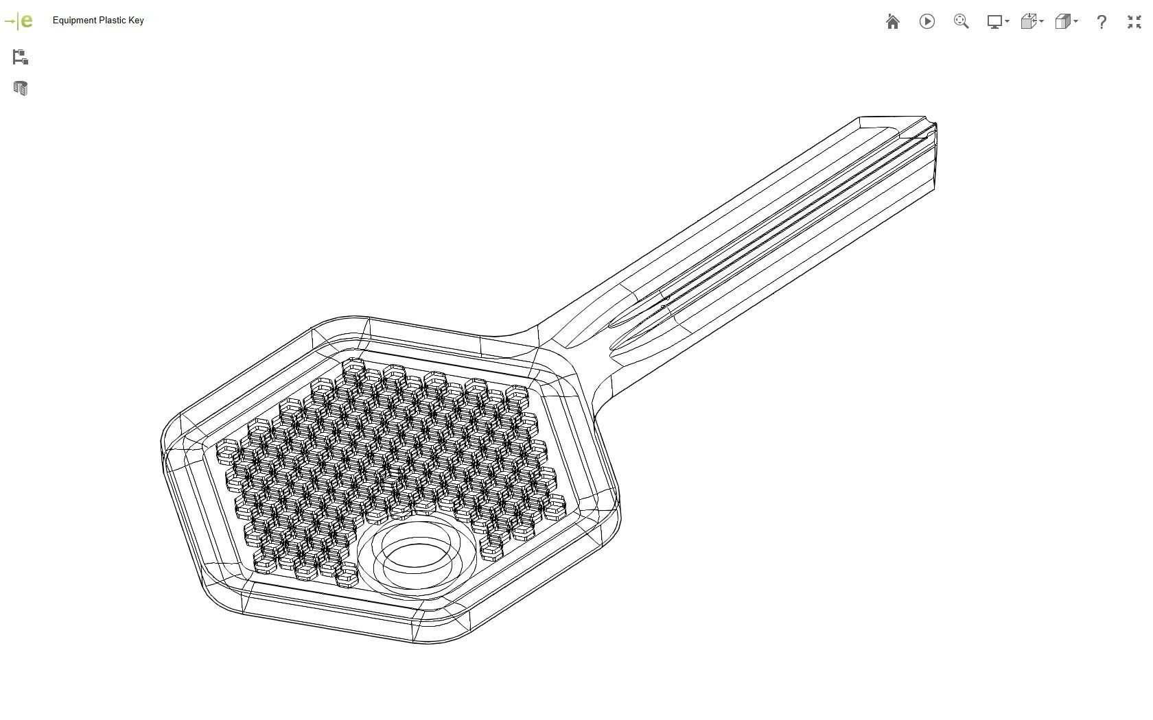 Equipment Key 3D print model_11
