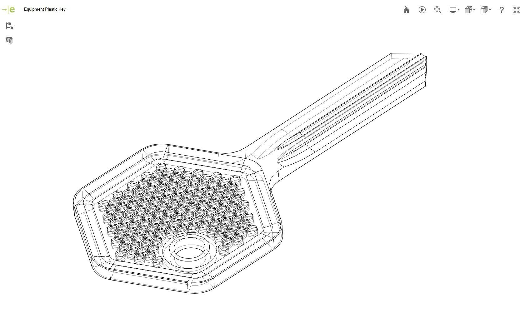 Equipment Key 3D print model_10