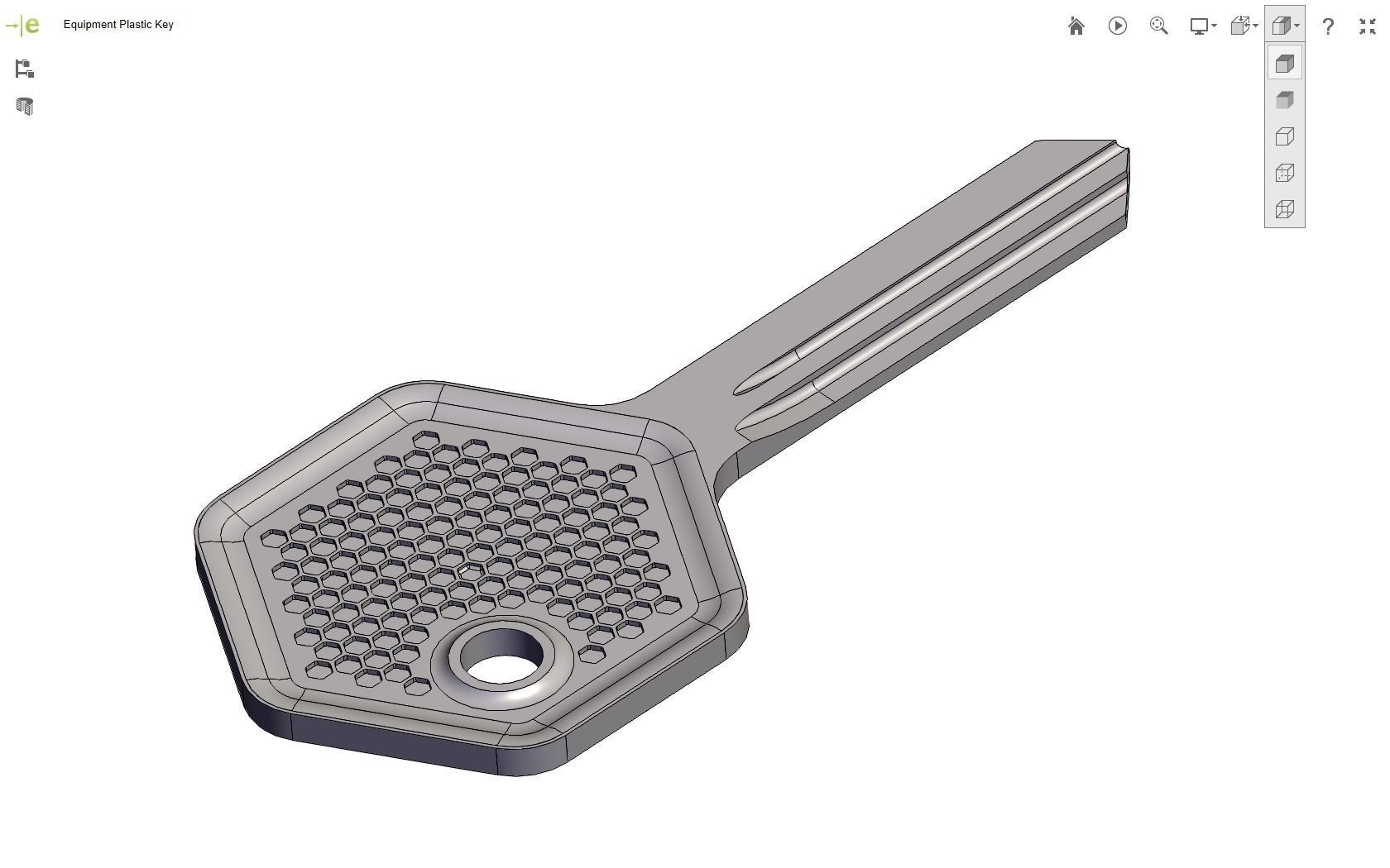 Equipment Key 3D print model_7