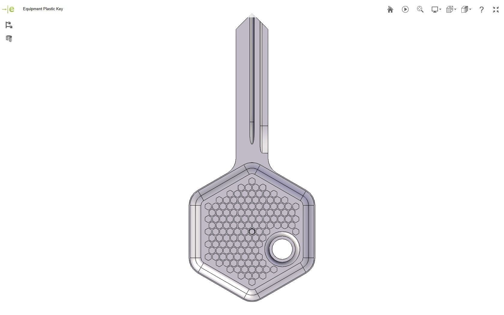 Equipment Key 3D print model_12