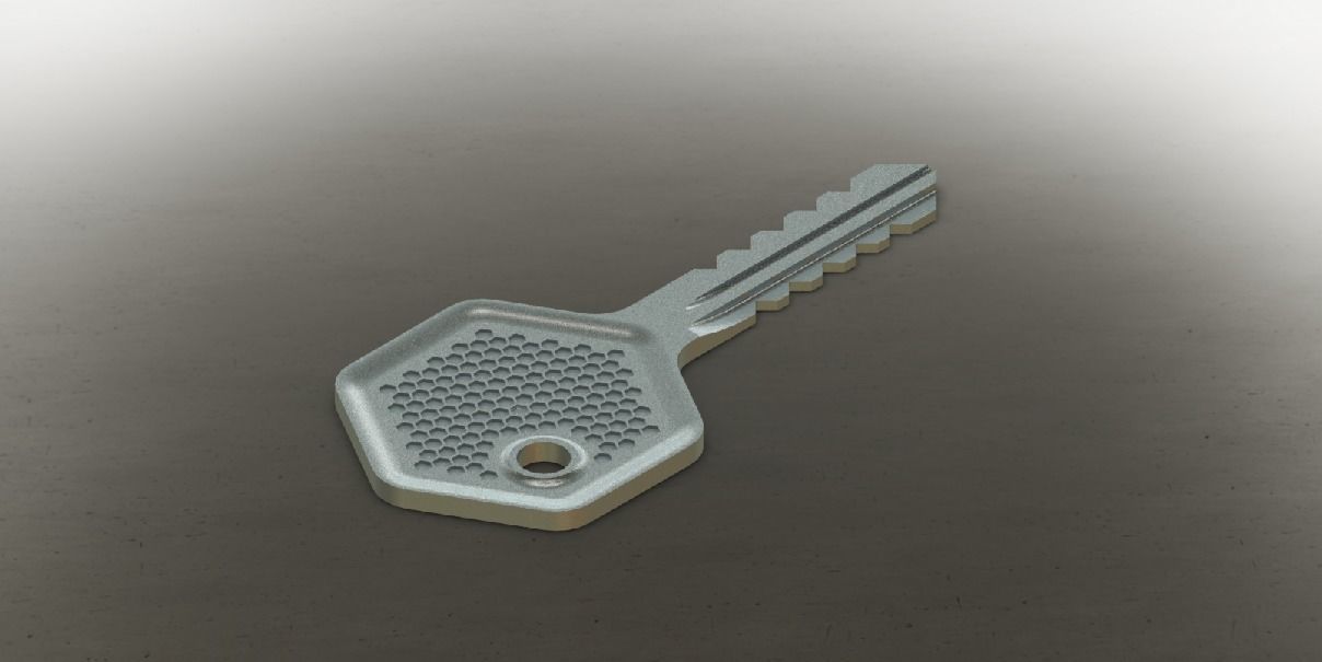 Equipment Key 3D print model_34