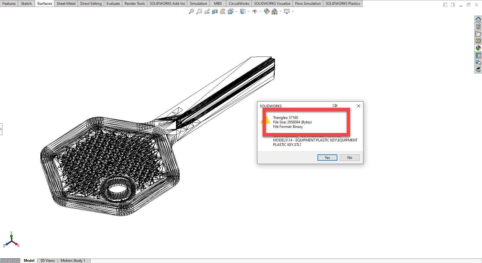 Equipment Key 3D print model_30