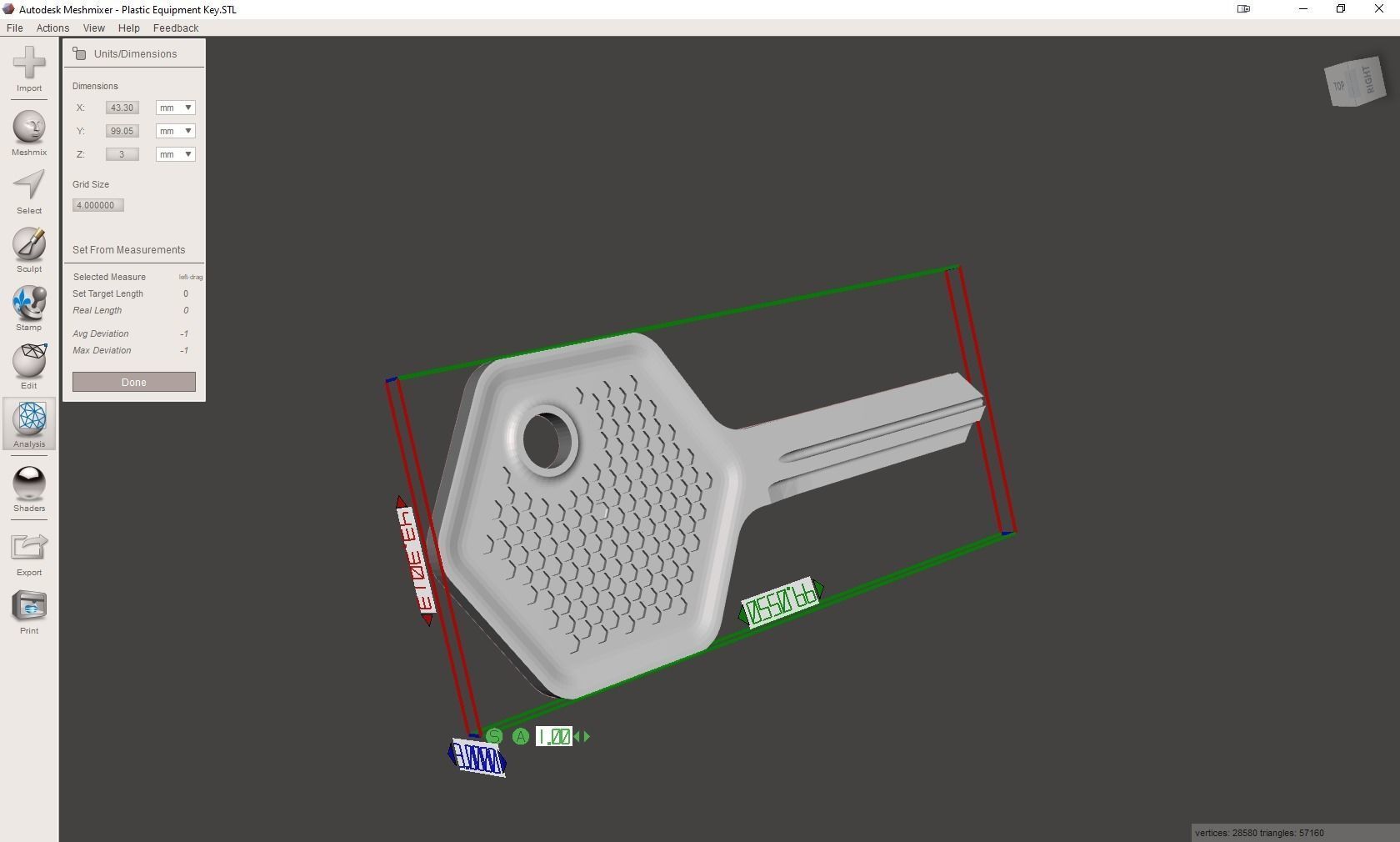 Equipment Key 3D print model_3