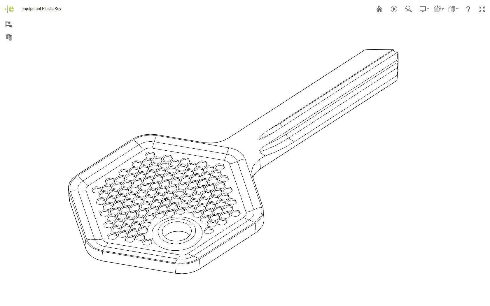 Equipment Key 3D print model_9