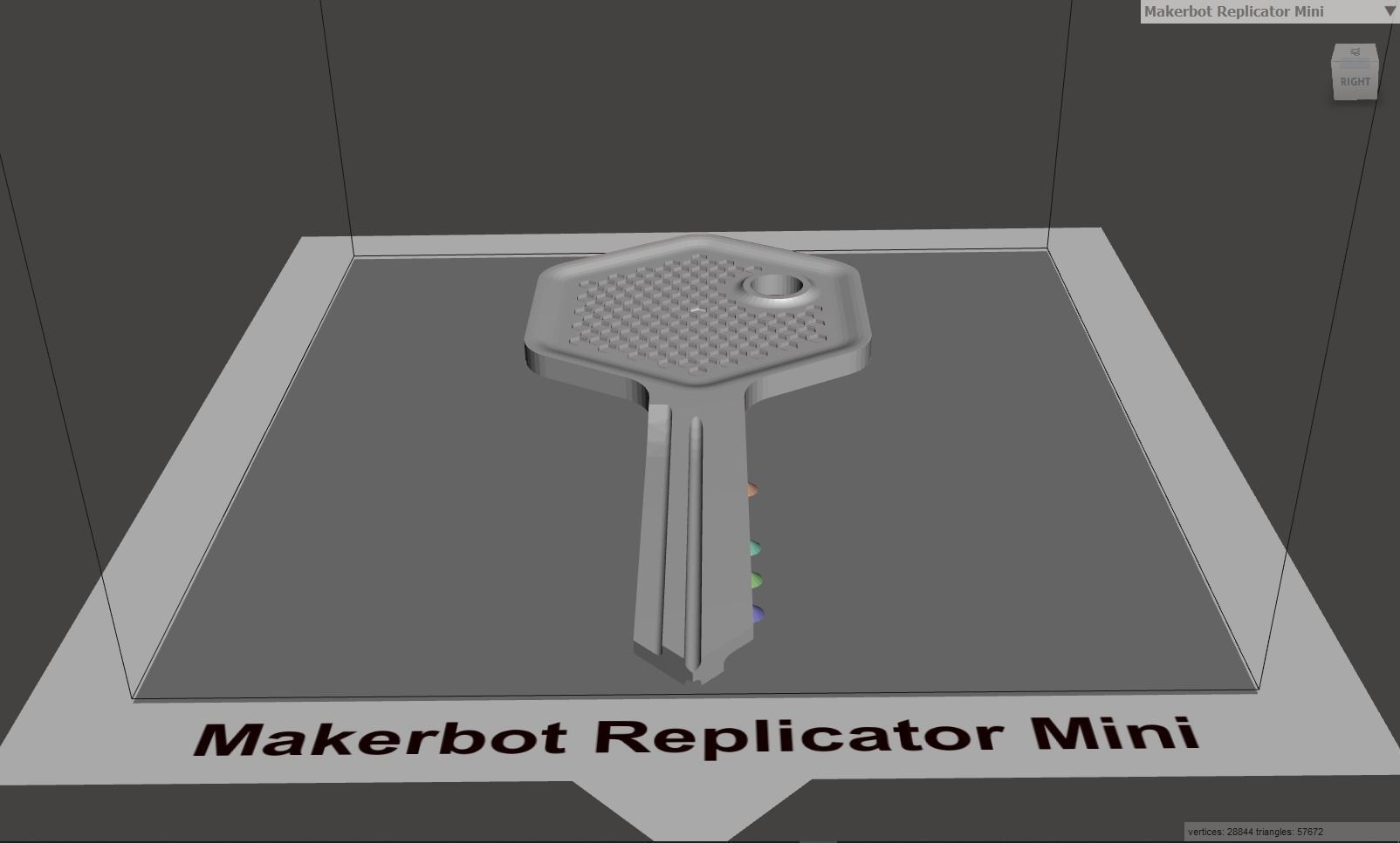 Equipment Key 3D print model_2
