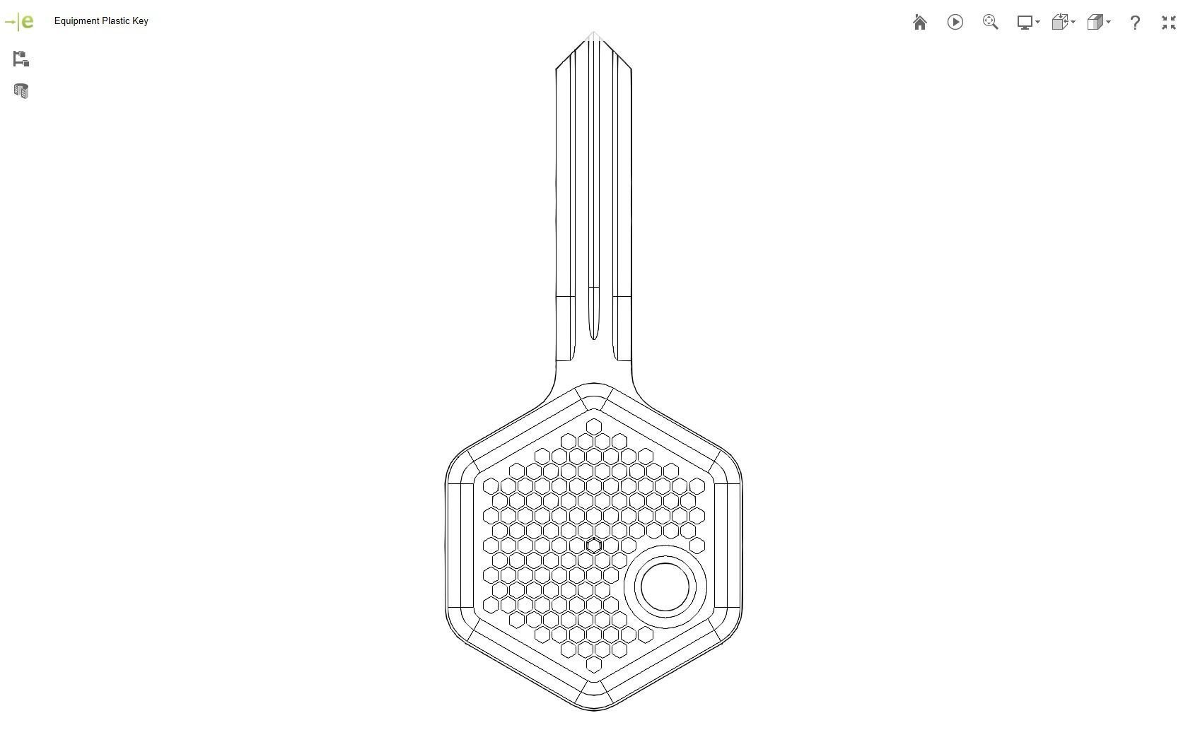 Equipment Key 3D print model_14