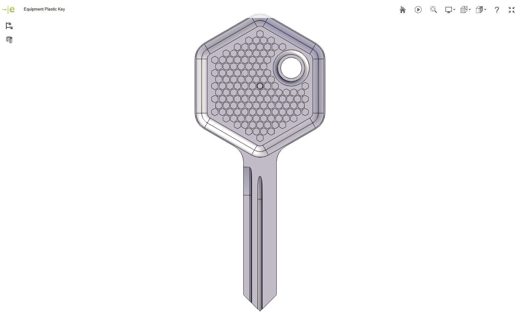 Equipment Key 3D print model_16