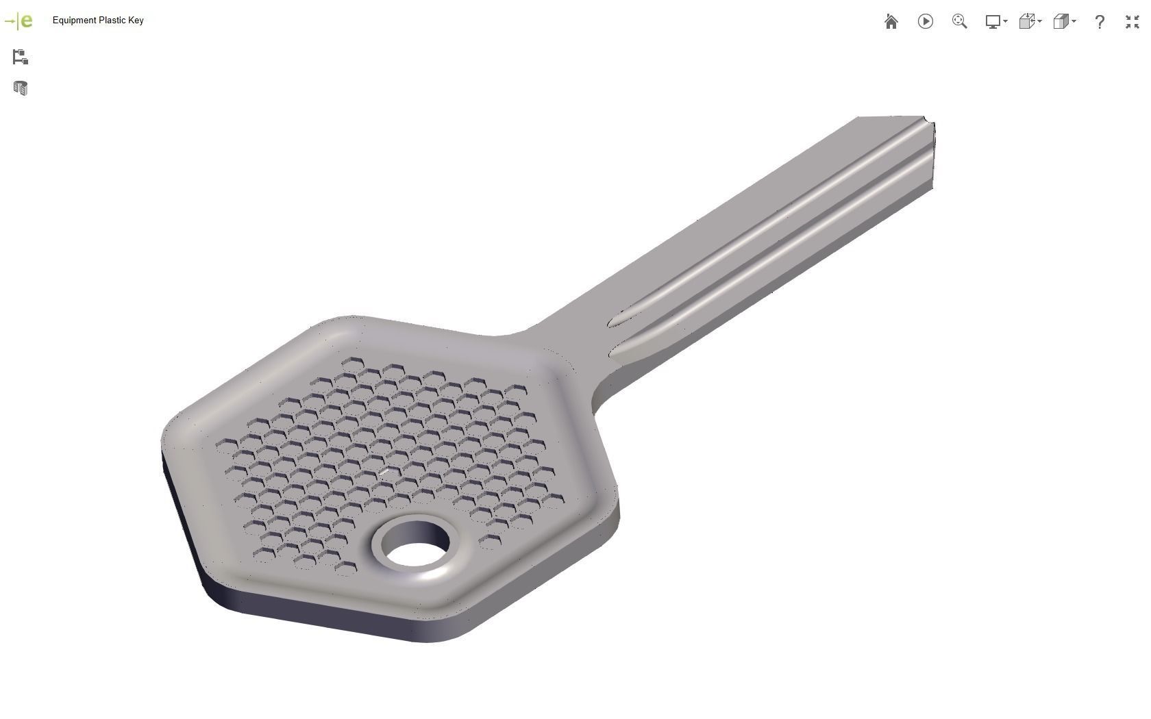 Equipment Key 3D print model_8