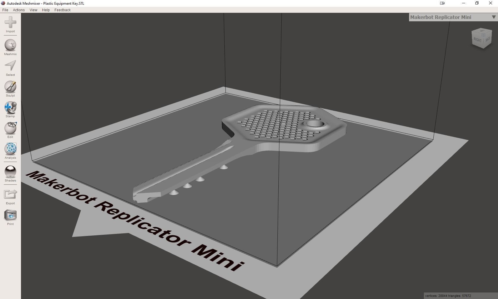 Equipment Key 3D print model_32