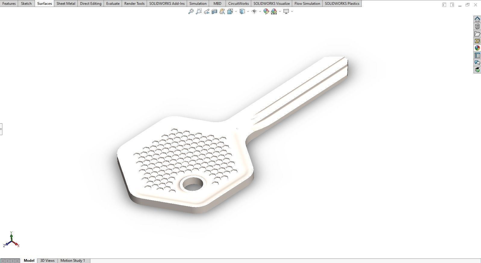 Equipment Key 3D print model_6
