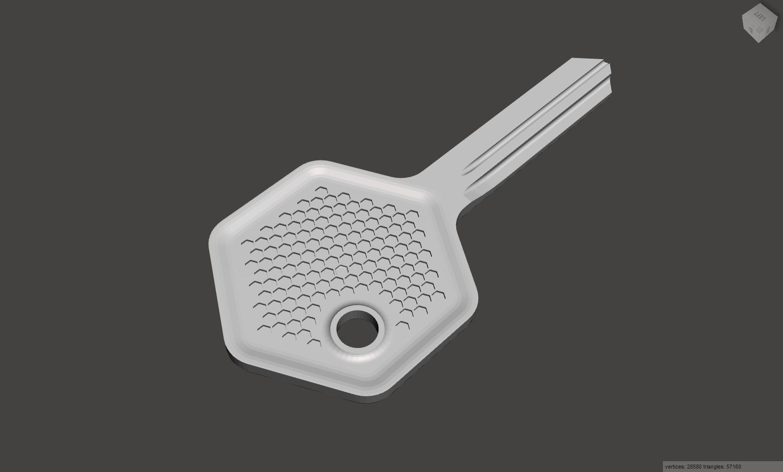 Equipment Key 3D print model_5