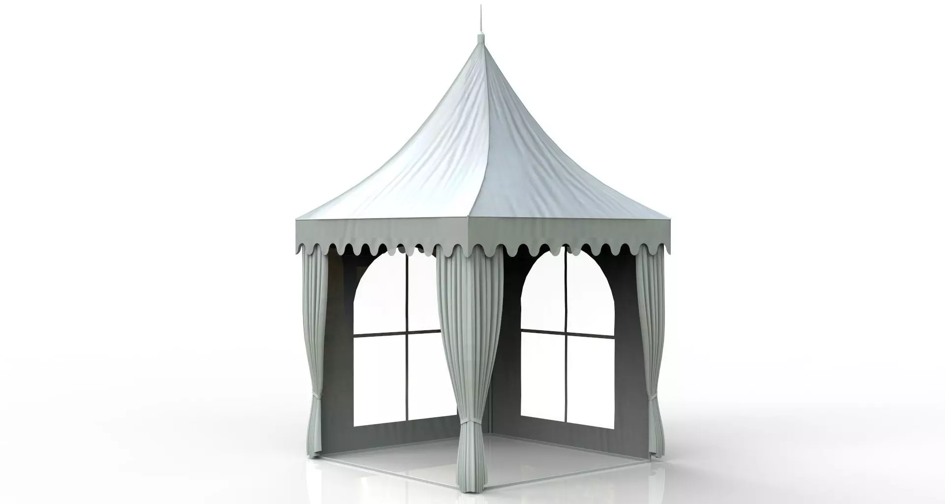 Festivity tent 3D model_0