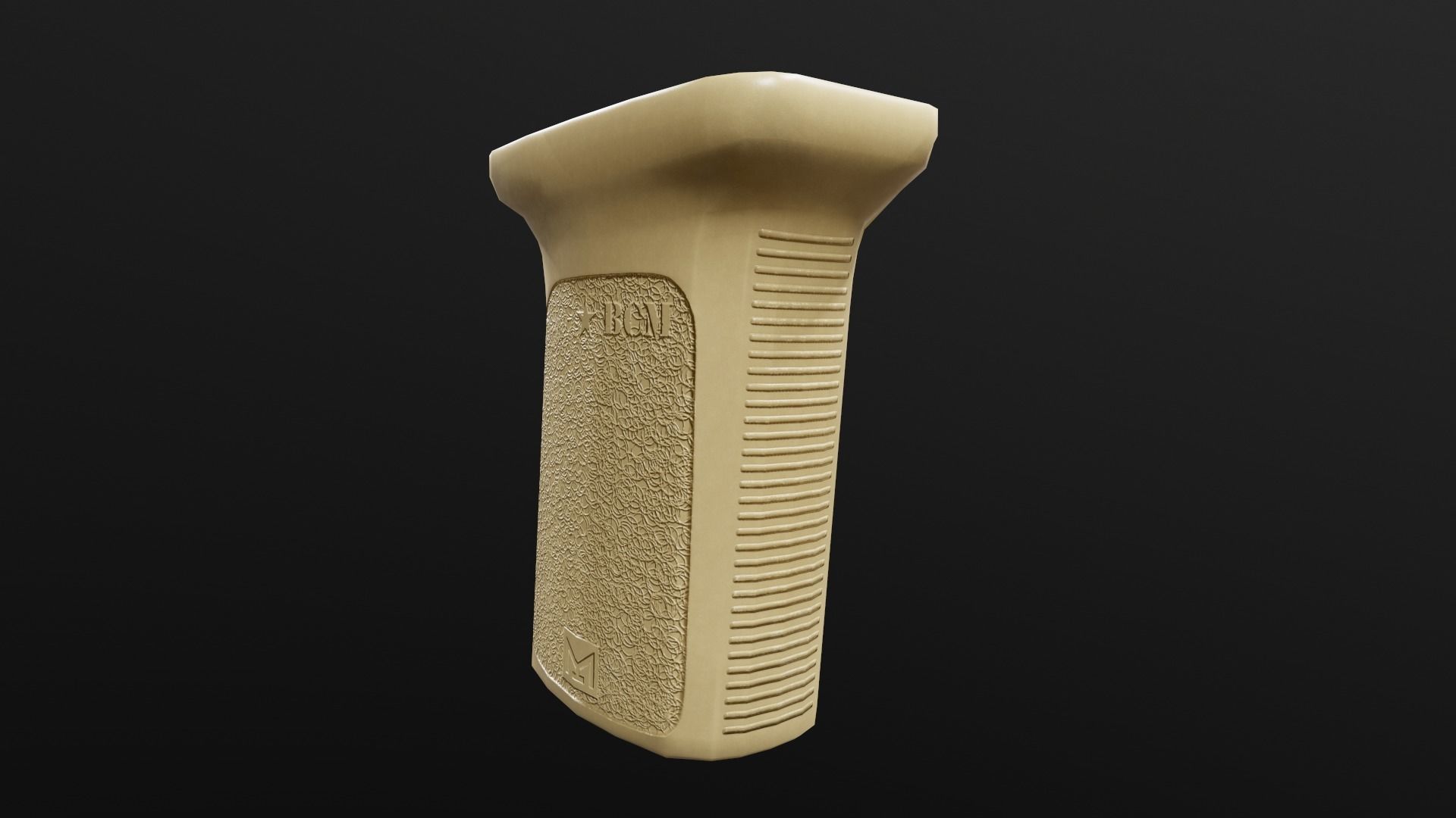 BCM Gunfighter Vertical Grip Mod3 MLOK Low-poly 3D model_6