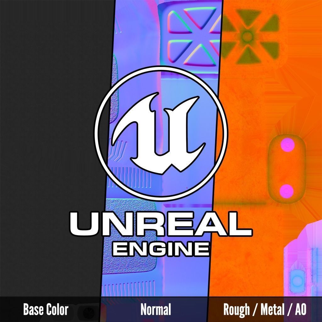 BCM Gunfighter Vertical Grip Mod3 MLOK Low-poly 3D model_21