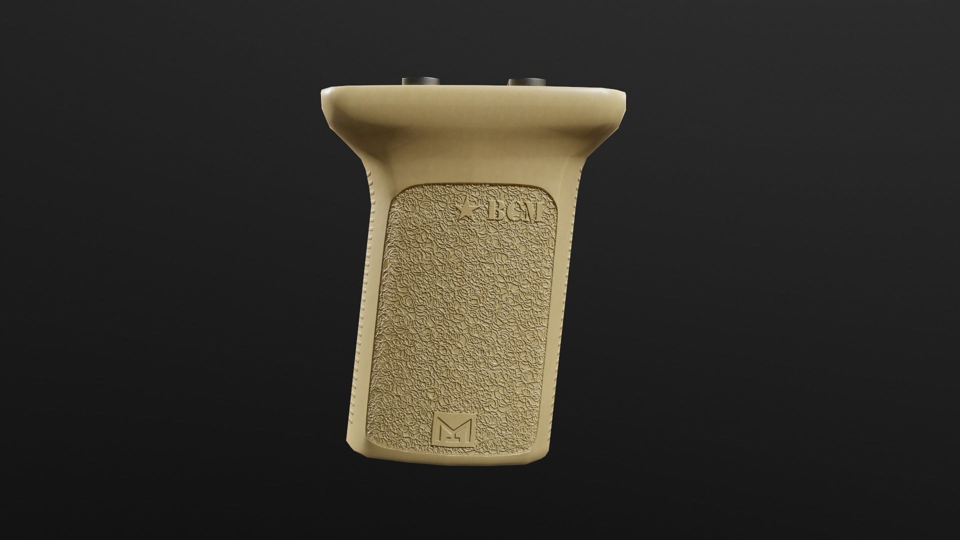 BCM Gunfighter Vertical Grip Mod3 MLOK Low-poly 3D model_4