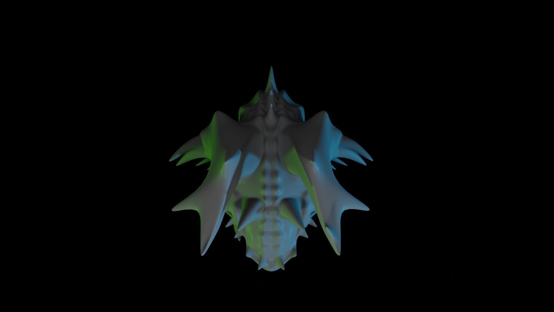 Dragon Head 3D model_6