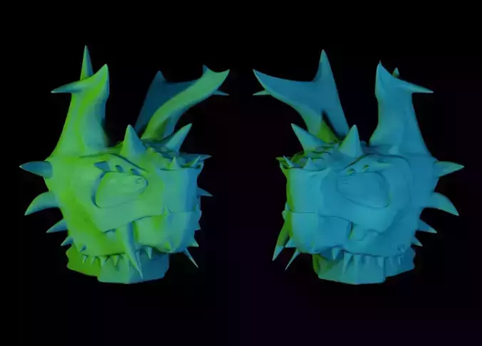 Dragon Head 3D model