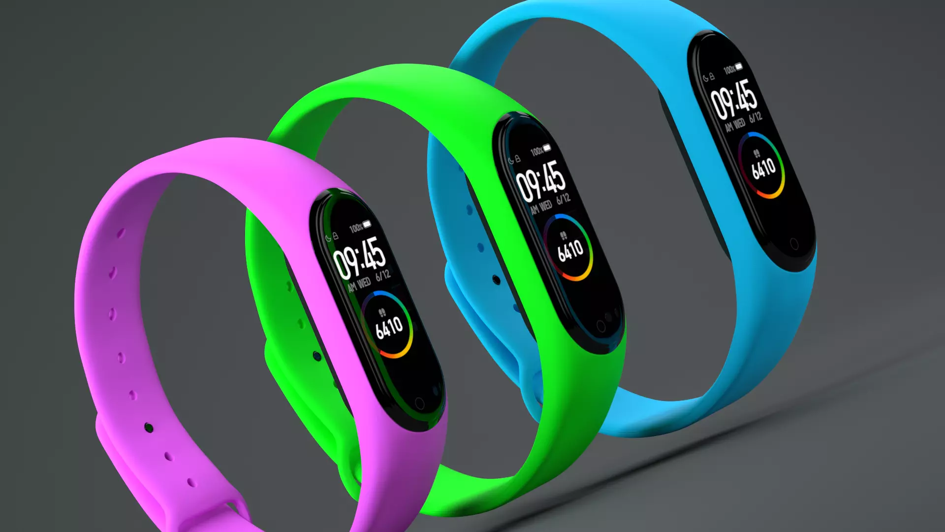 Xiaomi Mi Smart Band 4 3D model_0