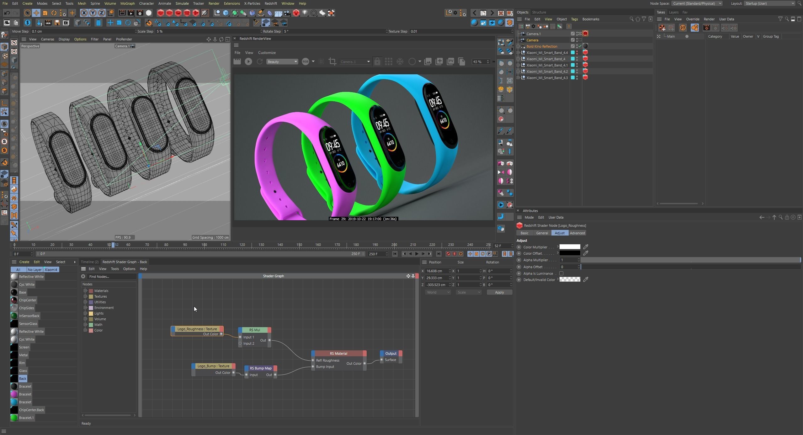 Xiaomi Mi Smart Band 4 3D model_1