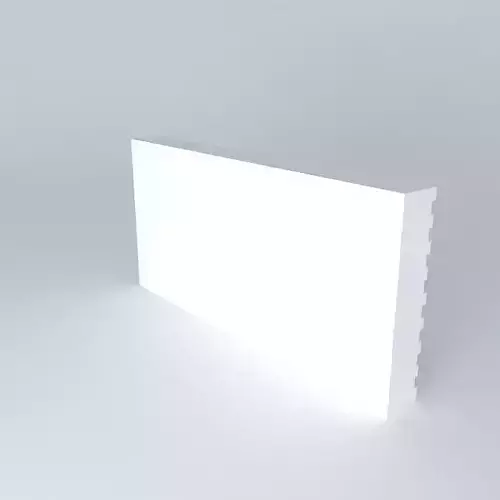 Thin horizontal strip wall