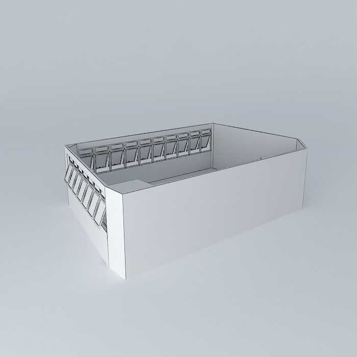 Laboratory plan Free 3D model_3