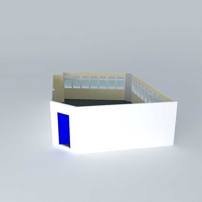 Laboratory plan Free 3D model_2