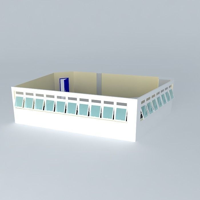 Laboratory plan Free 3D model_1