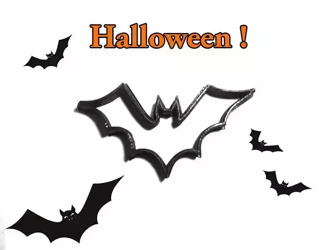 Cookie cutter Halloween Bat