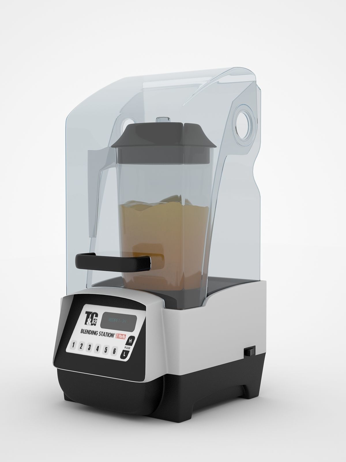 Vitamix Touch and Go Blending Station 3D model_1
